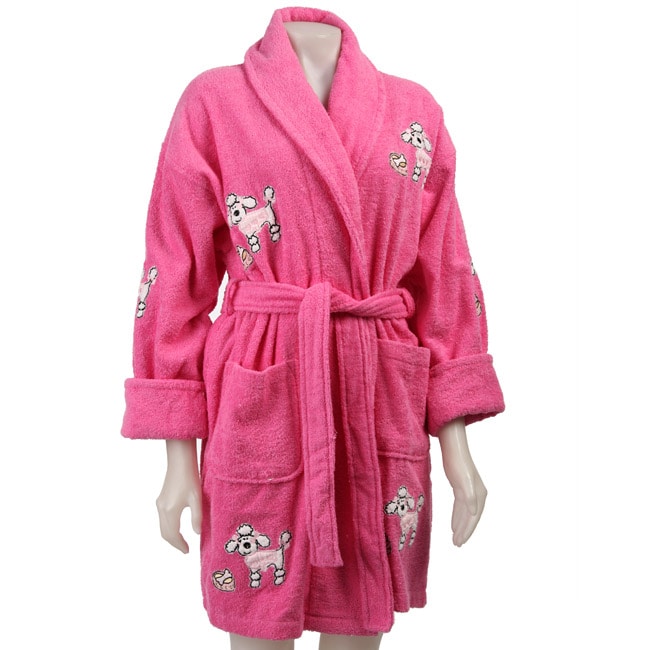 Aegean Apparel Womens French Poodle Applique Robe  