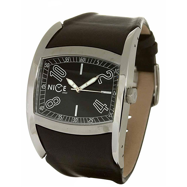 Nice Italy Men's Black Brid Watch Free Shipping Today