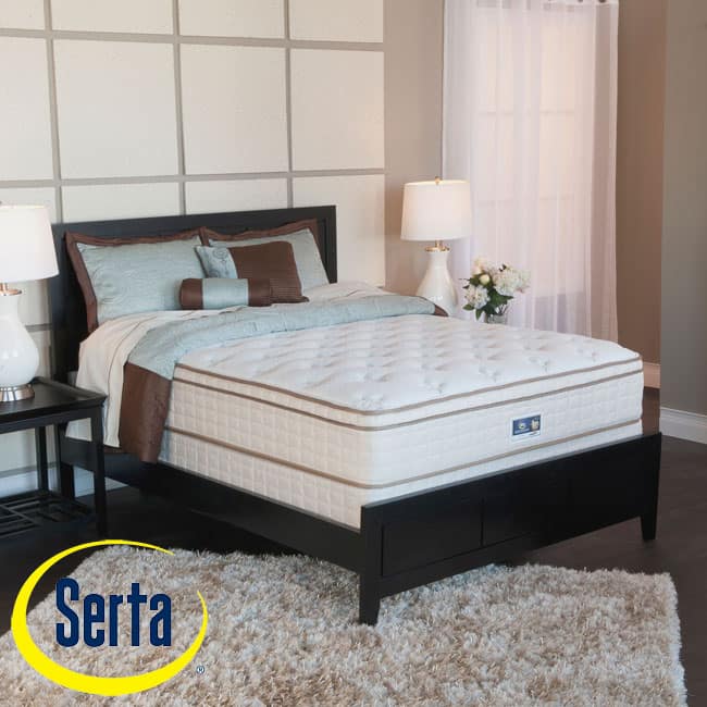 Serta Bristol Way Euro-top California King-size Mattress and Box Spring Set