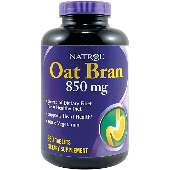   mg Oat Bran Fiber Pills (Pack of 2 360 count Bottles)  