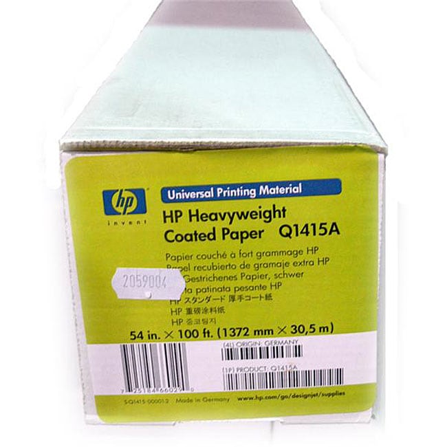 HP Q1415A 54 inch x 100 foot Roll Printer Paper