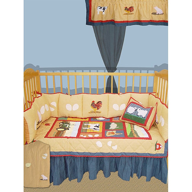 Barnyard 13 piece Cotton Crib Set