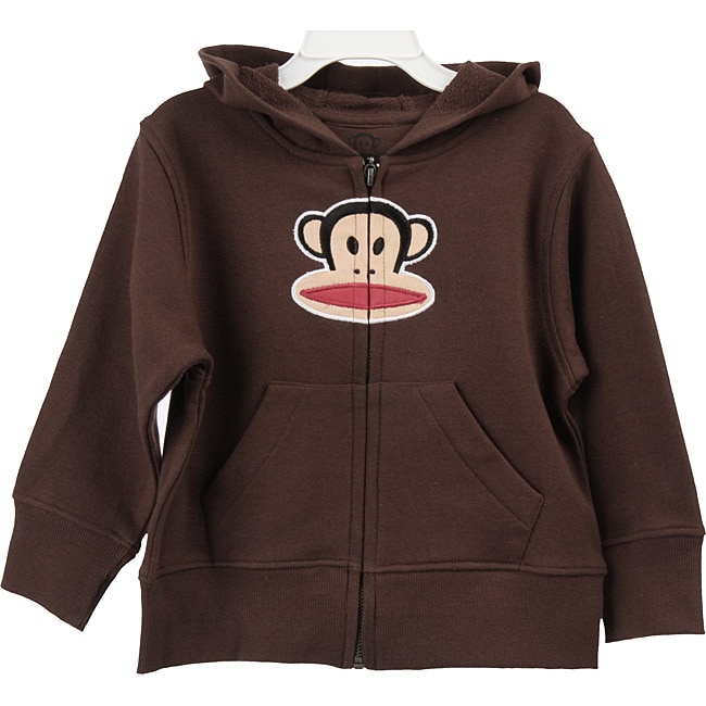 Small Paul by Paul Frank Toddler Boys Brown Monkey Hoodie   