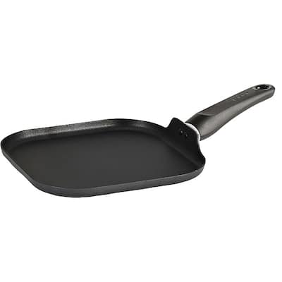 T-Fal Initiatives Square 10.25-inch Grey Griddle Pan
