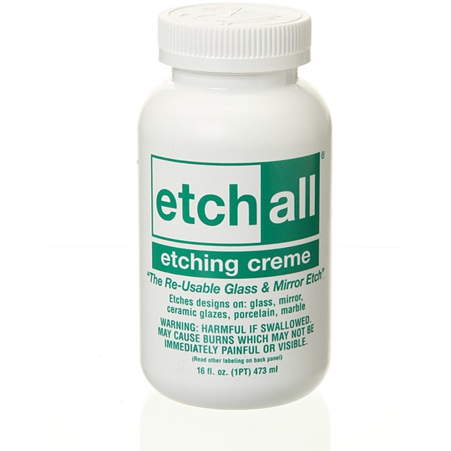 Etchall 16ounce Glass Etching Cream Free Shipping On Orders Over 45