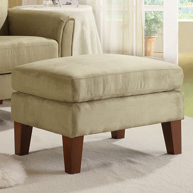 Uptown Collection Sage Ottoman  