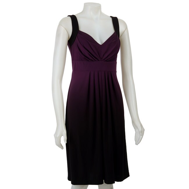 Tiana B. Women's Sleeveless Purple Ombre Dress - 11948809 - Overstock ...