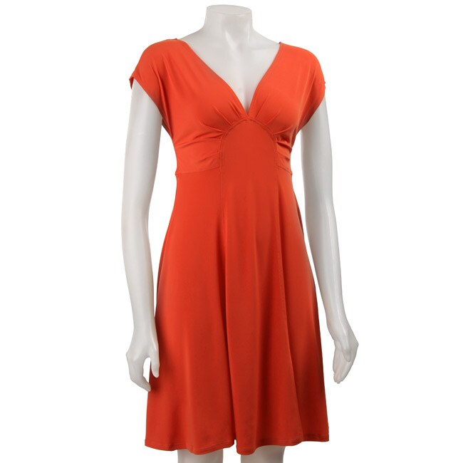 Jonathan Martin Women's Cap-sleeve Dress - 11948826 - Overstock.com ...