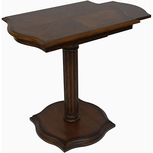 Helena Wood Swivel Table - Free Shipping Today - Overstock.com - 11950580