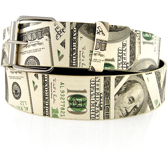 Iced Out Gear Mens Hundred Dollar Bill Belt  ™ Shopping