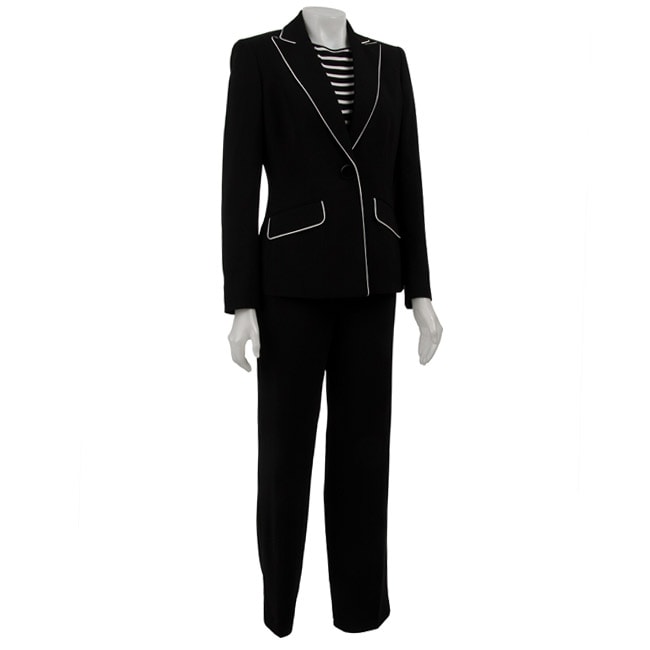 ladies crepe trouser suit
