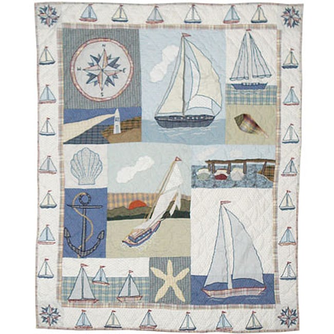 Nautical Throw Blanket  