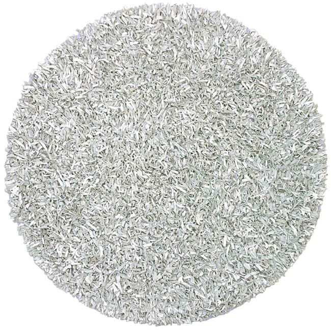 White Shag Rug (8 Round)  