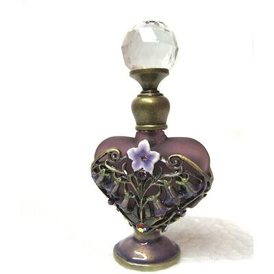 Kabella Purple Heart-shaped Perfume Bottle