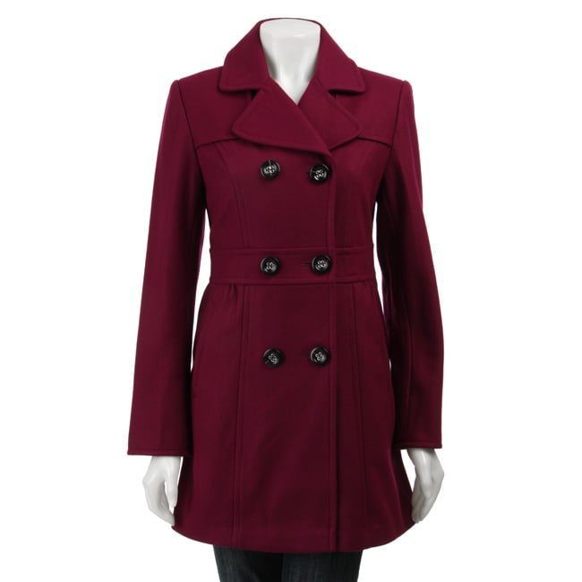 Giacca Women's Double-breasted Wool Walker Coat - Free Shipping Today ...