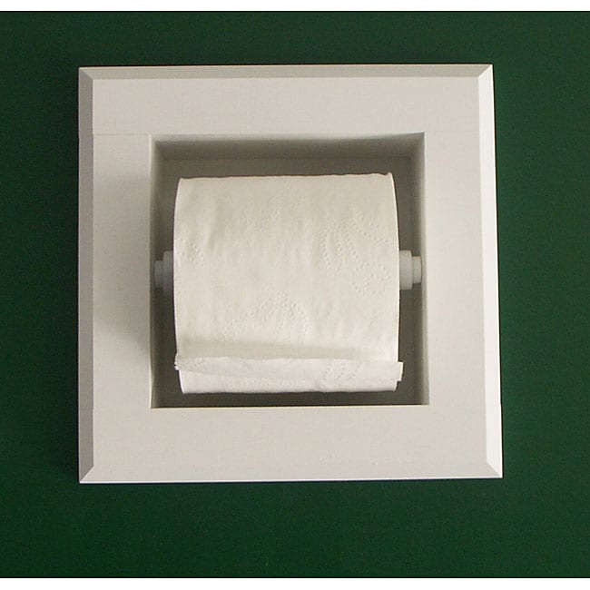 Bevel Frame Recessed Toilet Paper Holder  