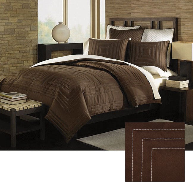 Anthology Manhattan Chocolate Duvet Cover Set  