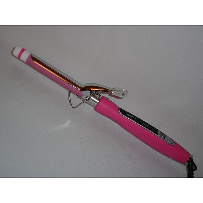 TurboIon Croc Soiid Ceramic 1 inch Pink Curling Iron  