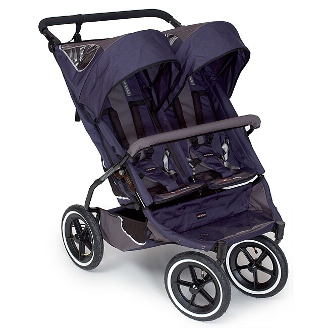 Shop Phil And Ted S Navy Blue E3 Twin Stroller Free