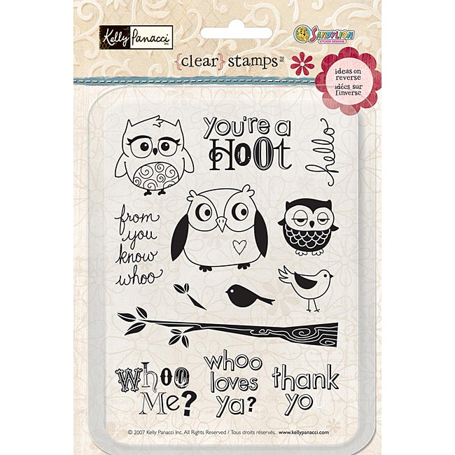 Kelly Panacci Twit Twoo Clear Stamps  