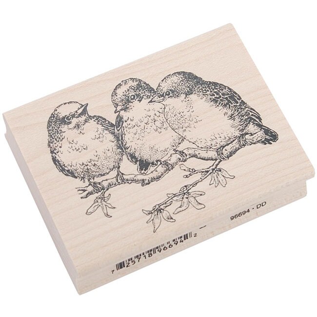 Inkadinkado 'Birds on a Branch' Rubber Stamp Free Shipping On Orders