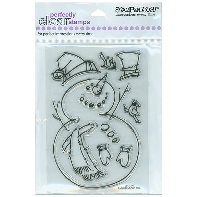 Stampendous Jumbo Snowman Clear Stamps  