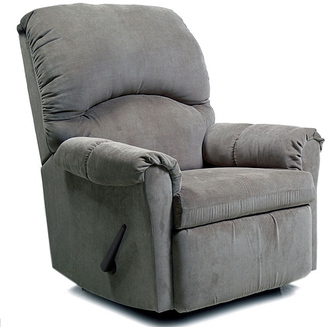 Grey/ Sage Fabric Rocker Recliner Free Shipping Today 11990388