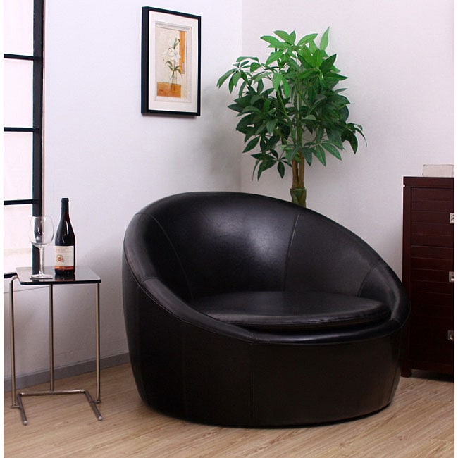 Lunar Black Oversized Chair  