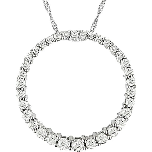 14k Gold 1/2ct TDW Diamond Circle of Life Necklace (H I, I1 I2 