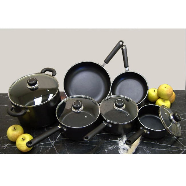 Nonstick 10 piece Induction Cookware Set  