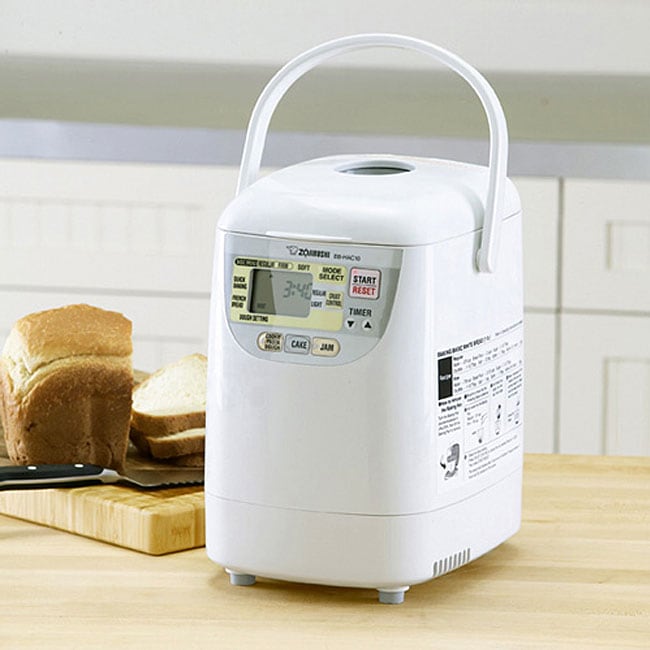 Zojirushi BB-HAC10 Home Bakery 1-Pound-Loaf Programmable Mini Breadmaker,  White