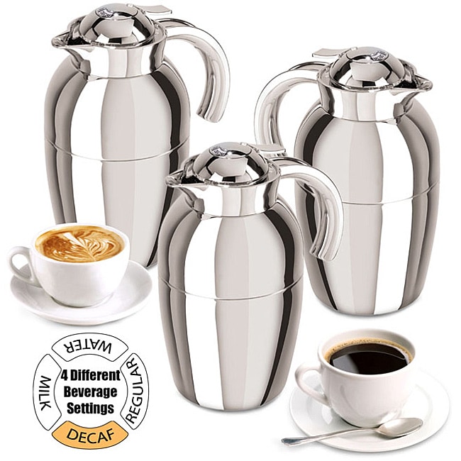 Insulated 3 piece Thermal Coffee Carafes  