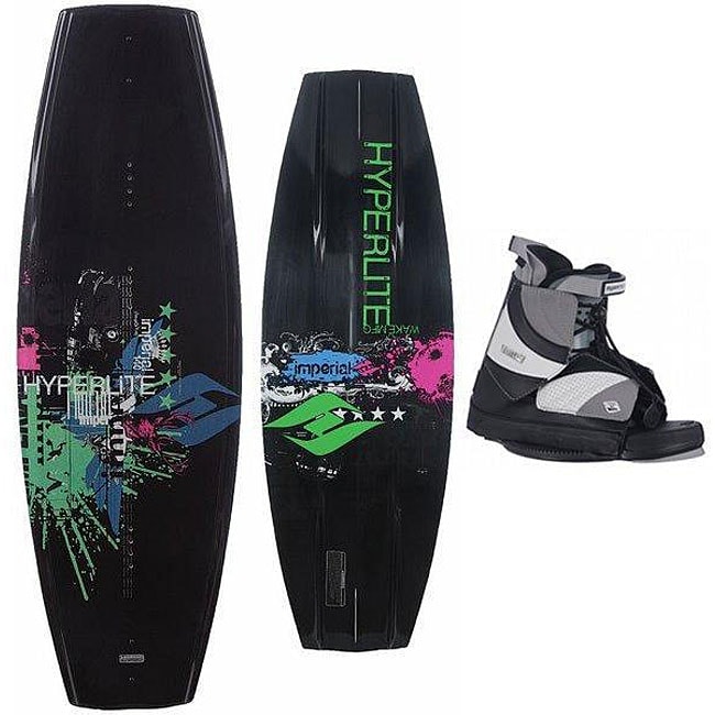 Hyperlite Imperial 140 cm Wakeboard/ Vario Bindings (Size 6 11.5