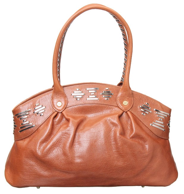 Nicole Miller Lambskin Satchel