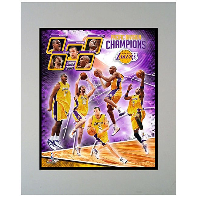 Los Angeles Lakers 2009 Matted Photo