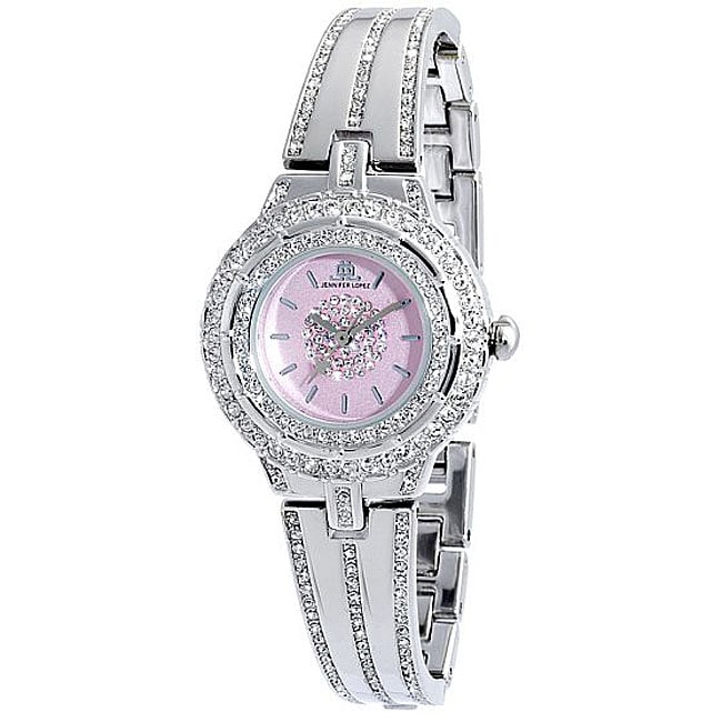 Jennifer Lopez Collection Silvertone Crystal Watch - 12037513 ...