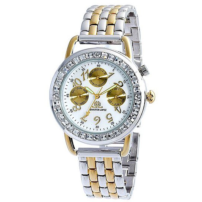 Jennifer Lopez Collection Women's Twotone Watch Free Shipping Today