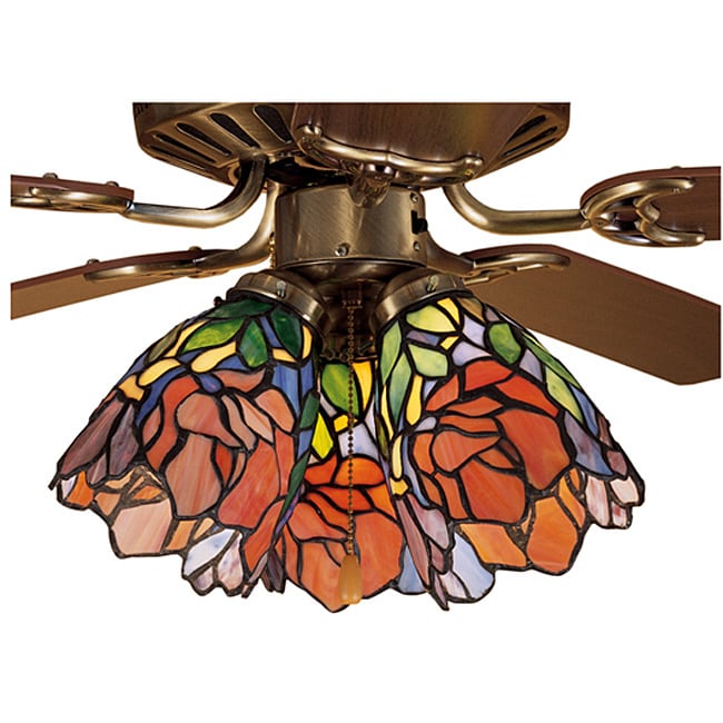 Tiffany style Iris Fan Light Shade  