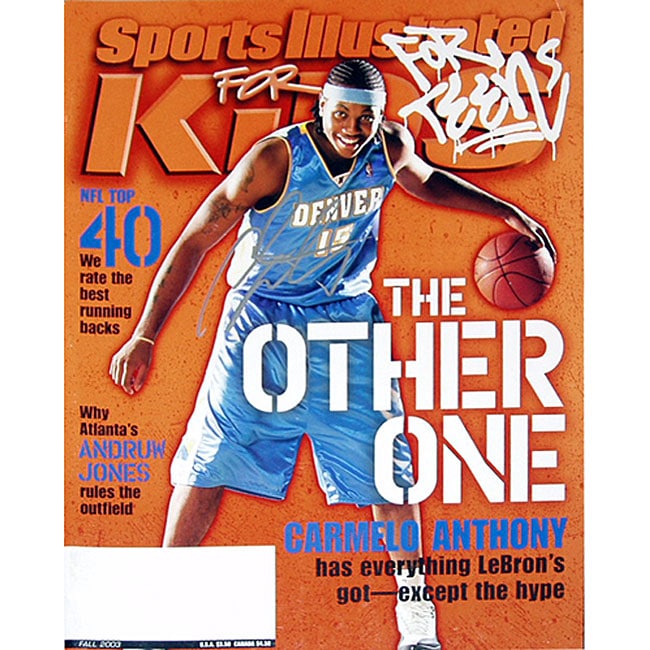 Carmelo Anthony Autographed Fall 2003 Sports Illustrated for Kids 
