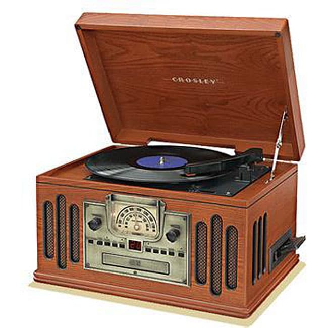 Crosley CR74 PA Paprika Musician Entertainment Center  