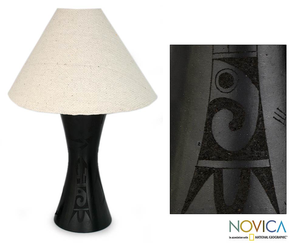 Ceramic Pillar of Light Table Lamp (Mexico 