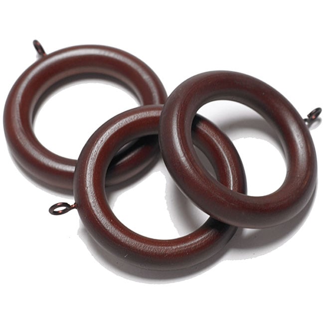 Wood 2 inch Drapery Rings (Set of 10)  