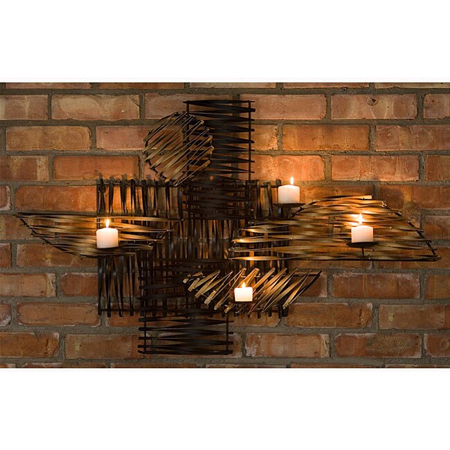 Shop Twisted Wrought Iron Wall Decor Free Shipping Today Overstock