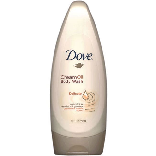 Dove Cream Oil 10 oz Delicate Body Wash (Pack of 3)  