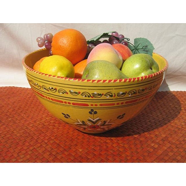 Deep 12 inch Solena Salad Bowl Design (Tunisia)  