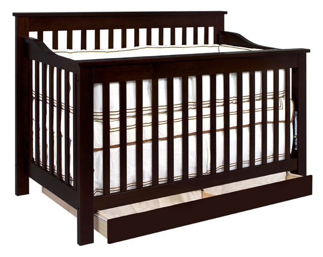 Piedmont 4 in 1 Dark Chocolate Crib  