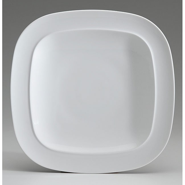 Denby White Collection Square Dinner Plate