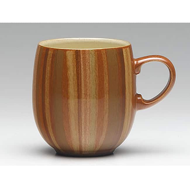 Denby 'Fire Stripes' Large Curved Mug