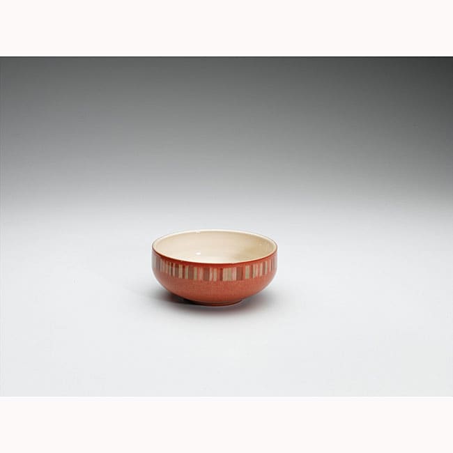 Denby Fire Stripes Soup/ Cereal Bowl