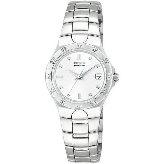 Citizen Womens Eco Drive Corso Diamond accented Watch  